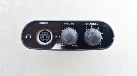 Receptor - controles de volume e canal