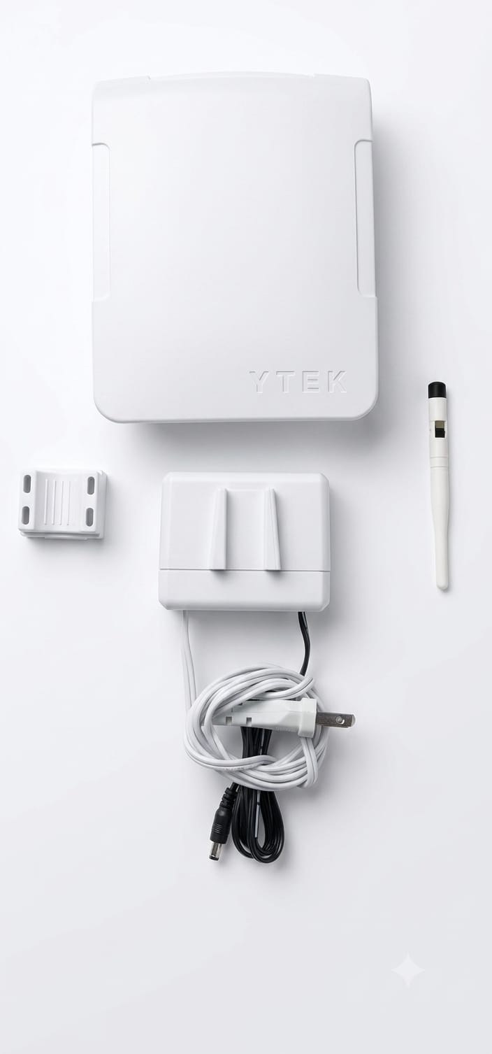 YNET 4G - Kit completo com antena, fonte e suporte